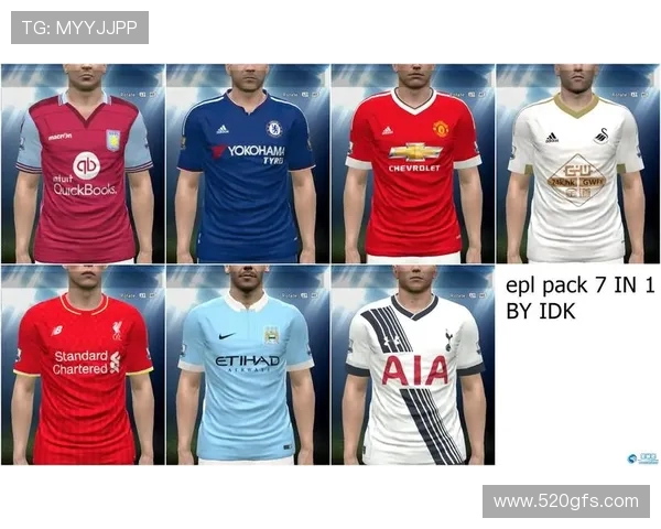 梦幻足球联盟中英超球队球衣款式收录情况